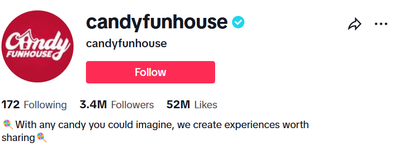 Candy Funhouse is a candy shop in the US. They started going live on TikTok to show their customers how their products are made. They have since gained over 100K followers and have seen a significant increase in sales.